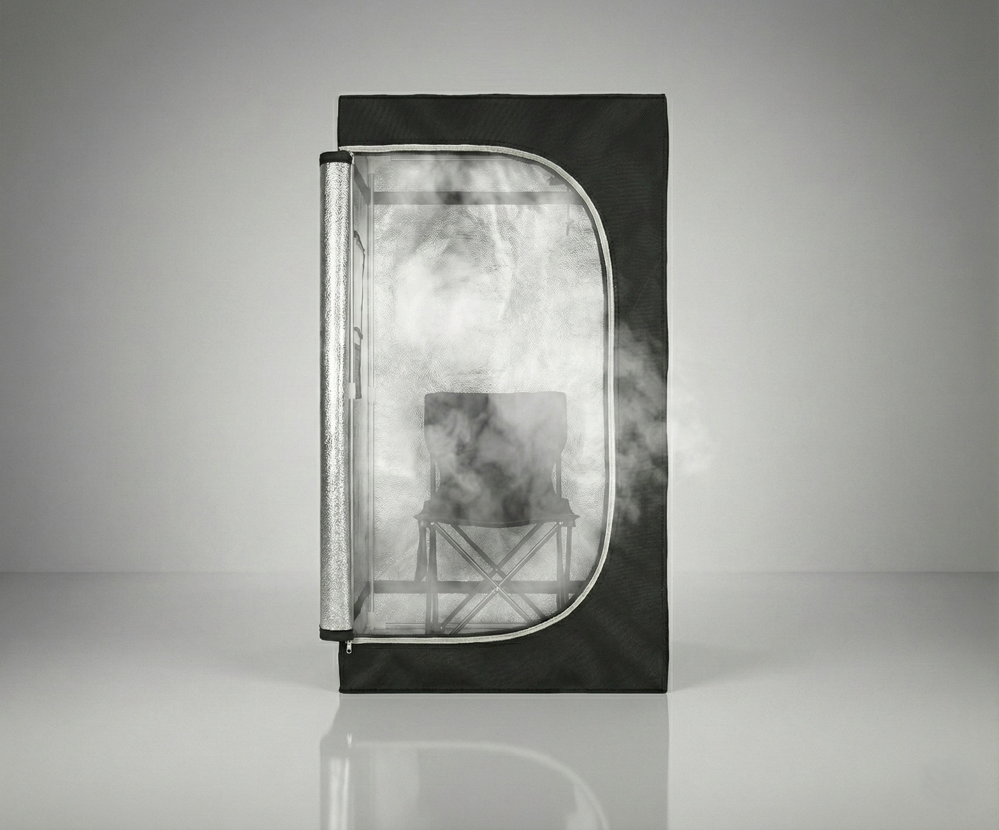 ThermuNora Pro Z portable sauna side angle