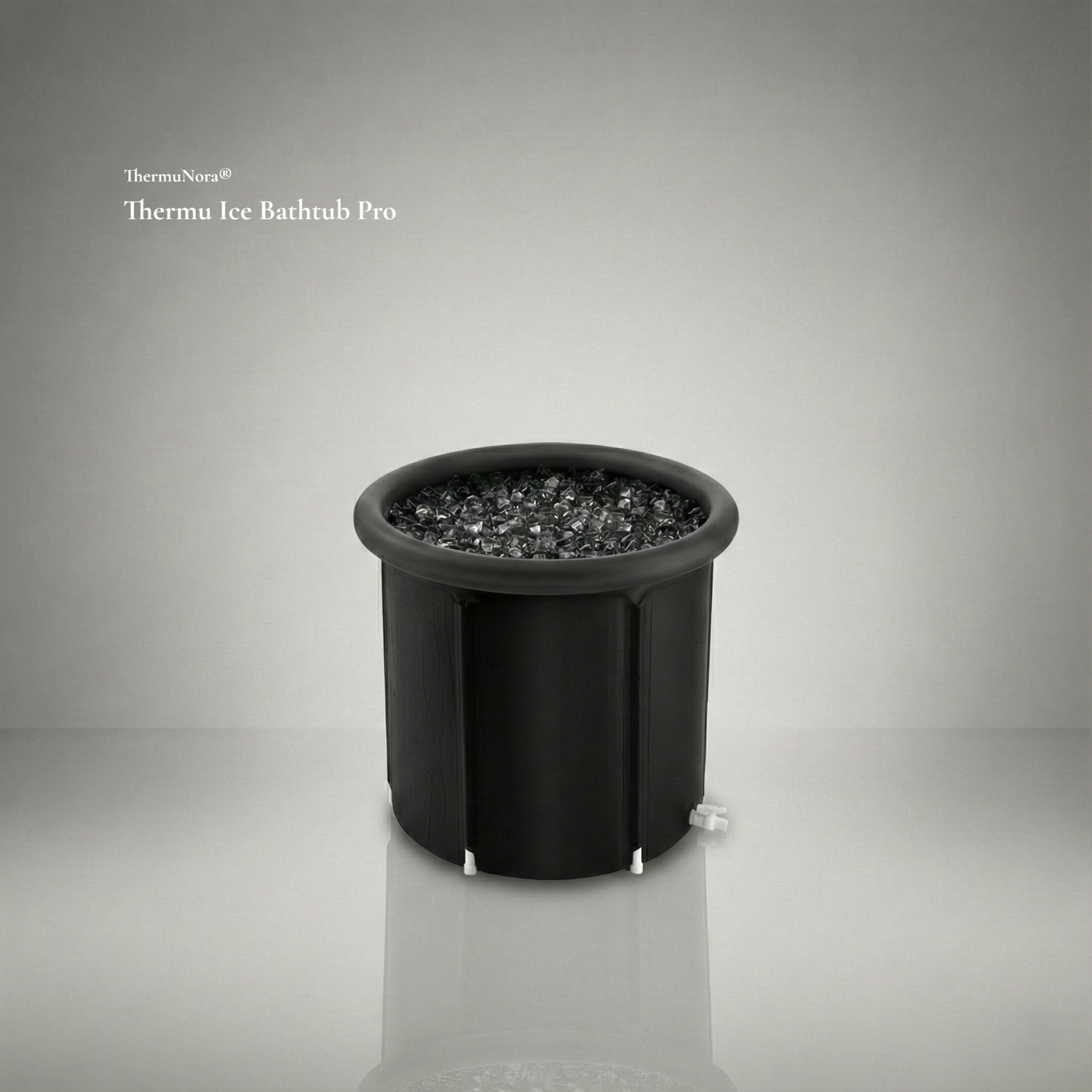 Portable ice bath front view – ThermuNora Ice Bathtub Pro