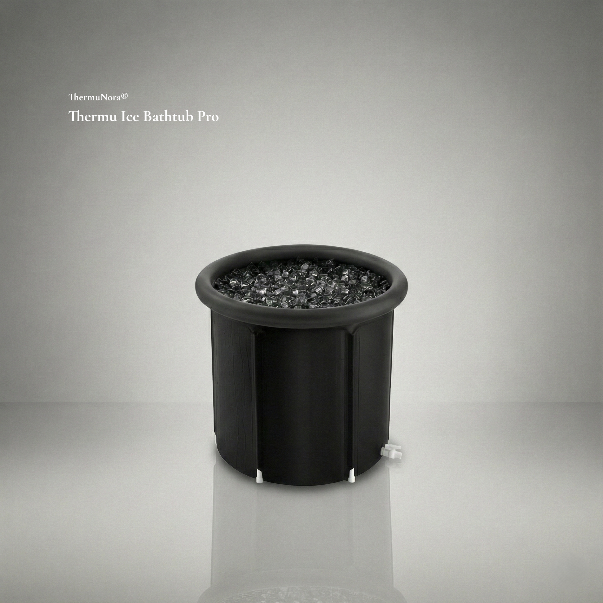 Portable ice bath front view – ThermuNora Ice Bathtub Pro