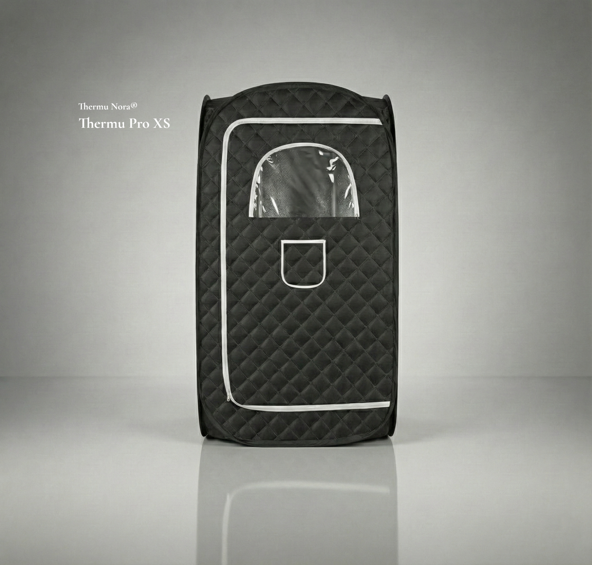 Compact portable steam sauna – ThermuNora Pro XS front view