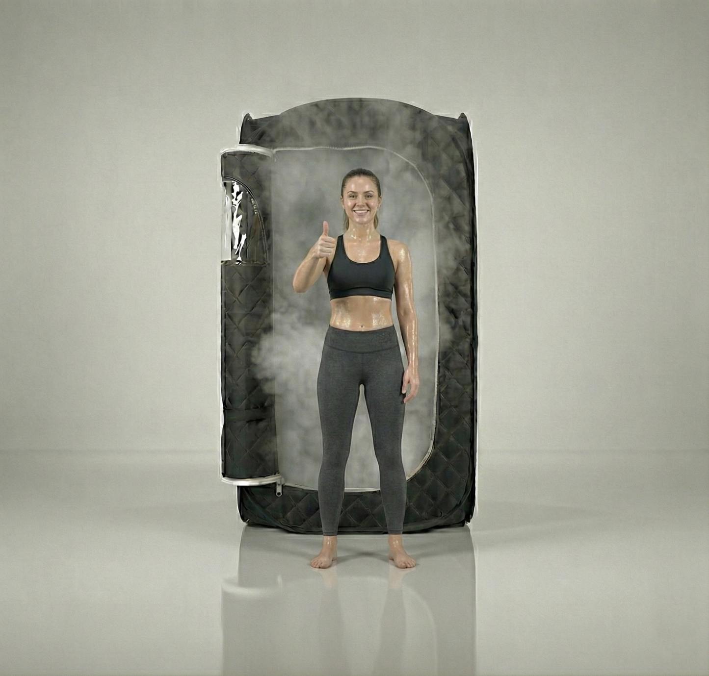 Compact portable steam sauna size reference – ThermuNora Pro XS home steam sauna