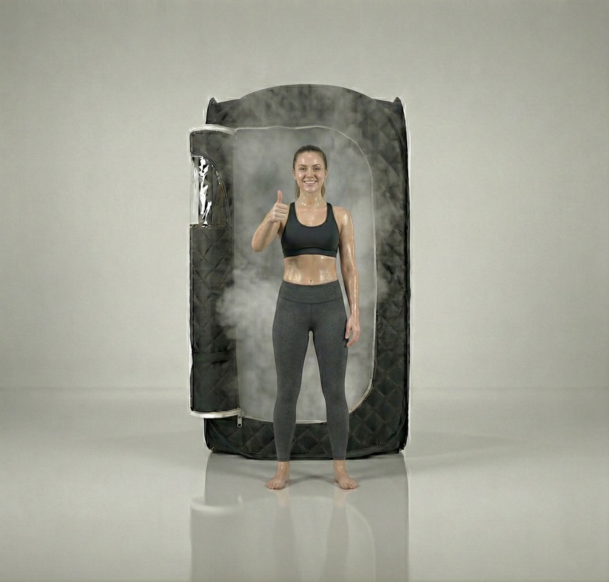 Compact portable steam sauna size reference – ThermuNora Pro XS home steam sauna